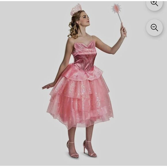 NIP GLINDA FROM WICKED COSTUME BY DISGUISE - Picture 4 of 10